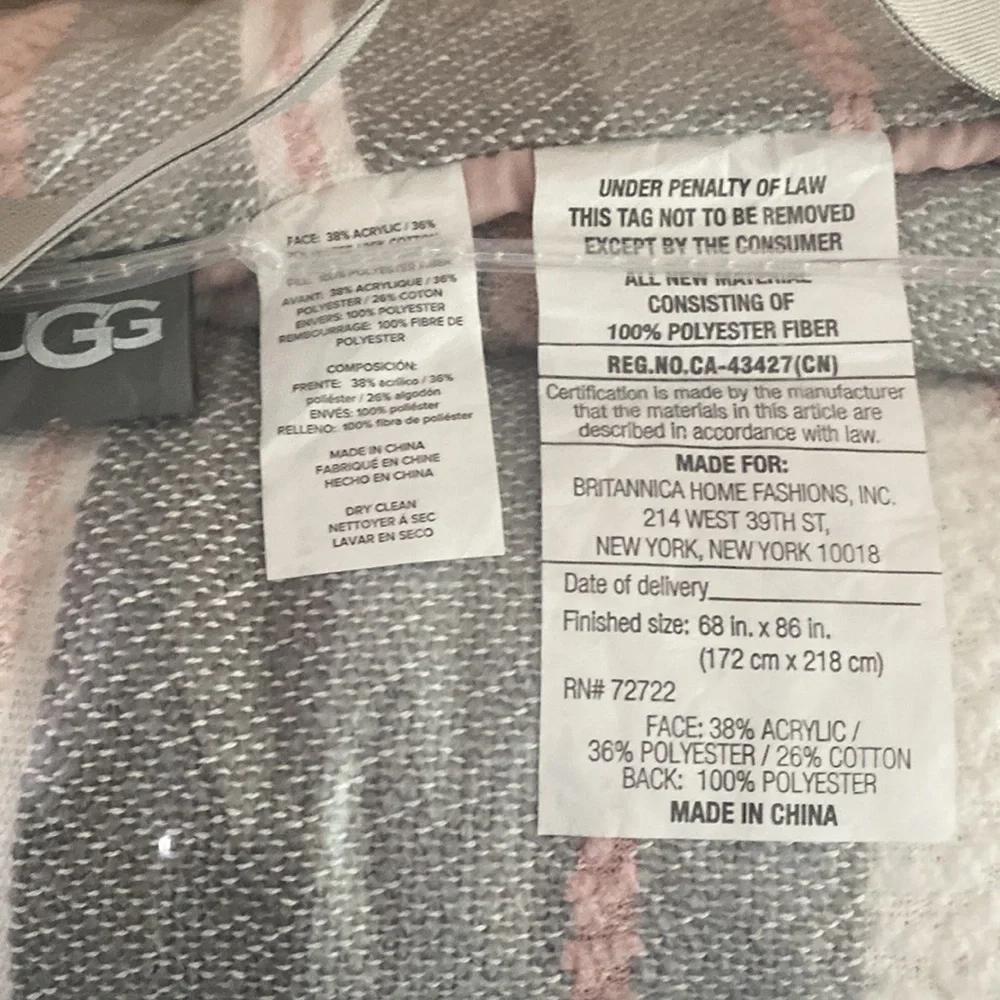 NWT Ugg Belinda Twin Comforter Set$170
